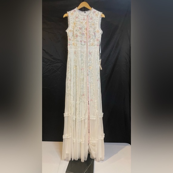 Mac Duggal 9137 Women’s Floral Embroidered A-line Dress, size‎ 6 - Picture 5 of 13